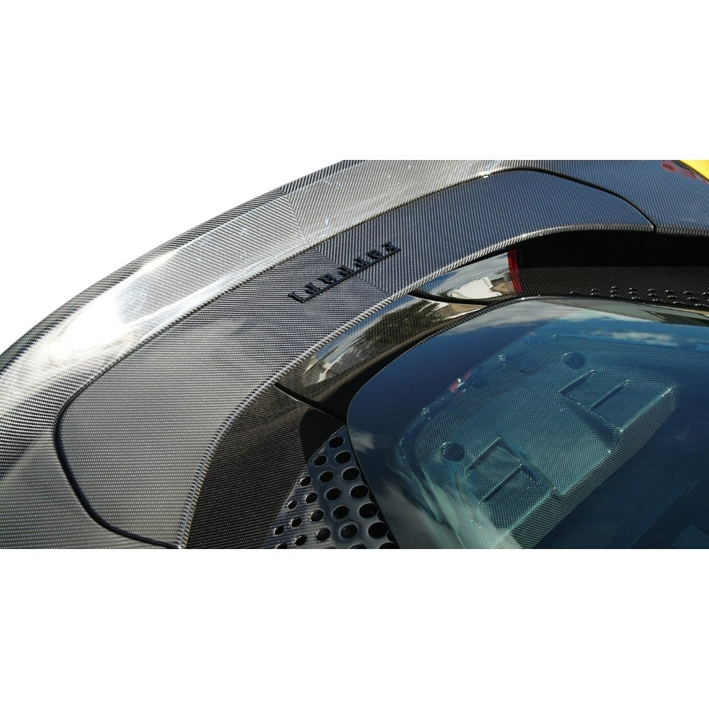 NOVITEC F6 090 35 Rear Spoiler, Visible Carbon for FERRARI SF90 2019- Photo-1