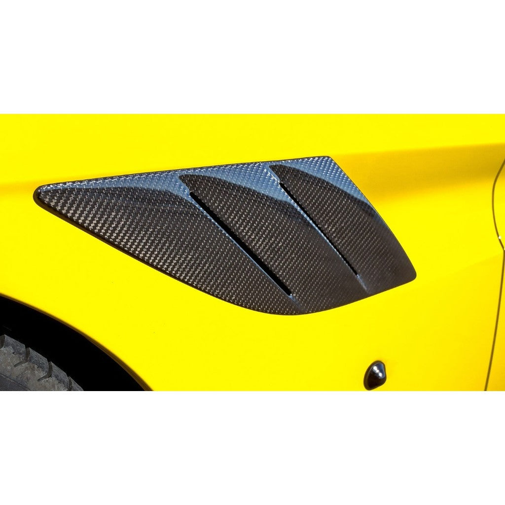 NOVITEC F6 888 73 Add-On Part for Front-Fender Set, Visible Carbon for FERRARI California 2008-2017 Photo-1