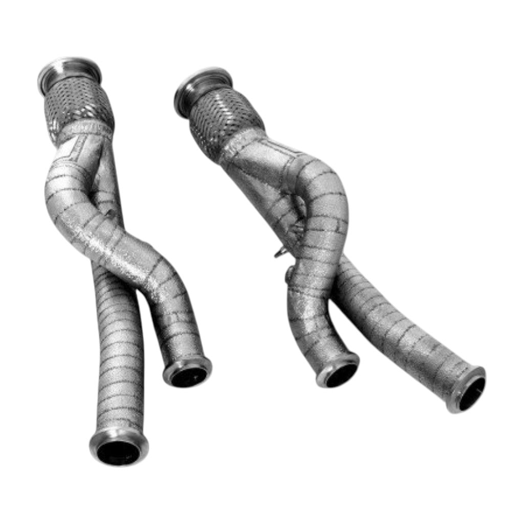 NOVITEC L1 111 58 Catalyst-Replacement Pipe, 2pcs for LAMBORGHINI Aventador SVJ /Aventador Ultimae Photo-0