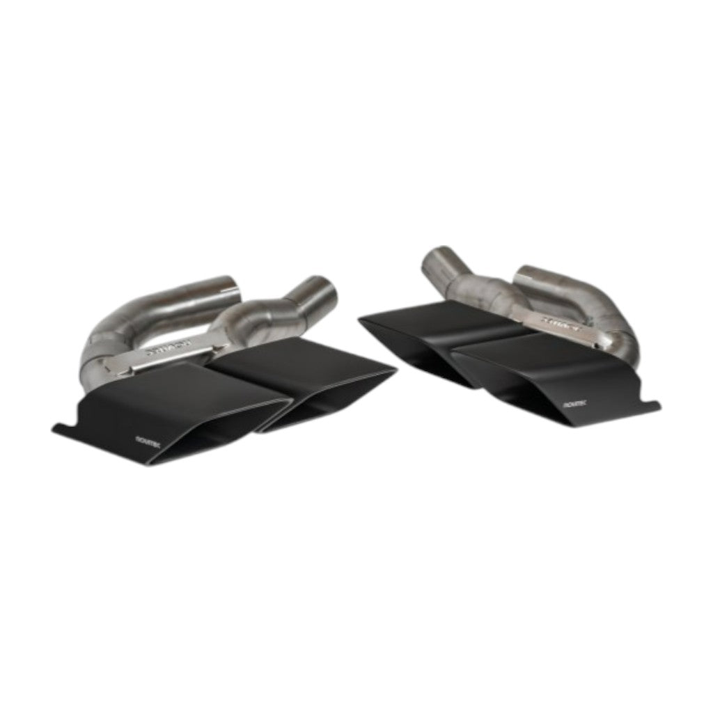 NOVITEC L1 333 30 Tailpipes, Stainless Steel, Black, 4pcs for LAMBORGHINI Urus S 2022- Photo-0
