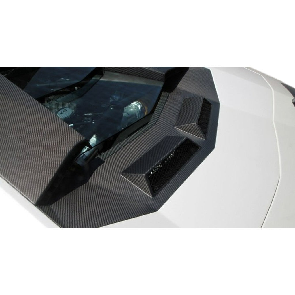 NOVITEC L6 111 30 Air-Ventilation-Vents for Engine Bonnet not for ROADSTER for LAMBORGHINI Aventador Coupe / Roadster 2011-2021 Photo-1