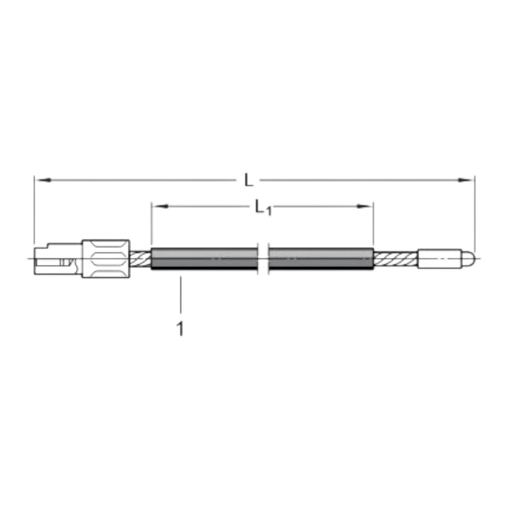 OHLINS 24632-02 Control Wire (L=280mm, L1=230mm) Photo-1