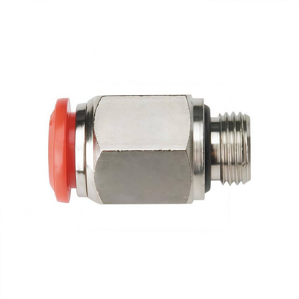 OMP CD0-0395-A01 Extinguisher Straight Pipe Fitting 1/8" Photo-0