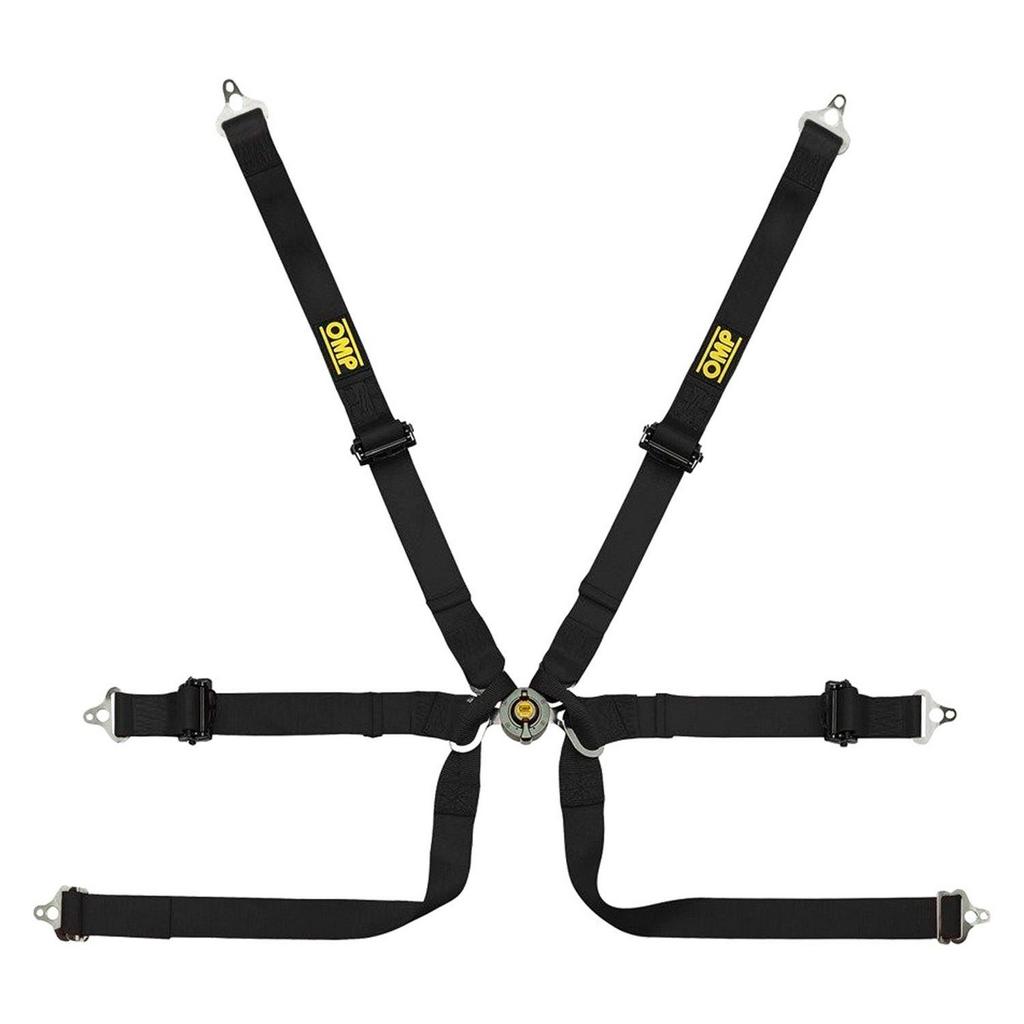 OMP DA0-0206-A02-071 Safety Harness Tecnica Prototype 2", 6-point, FIA 8853-2016, Black Photo-0