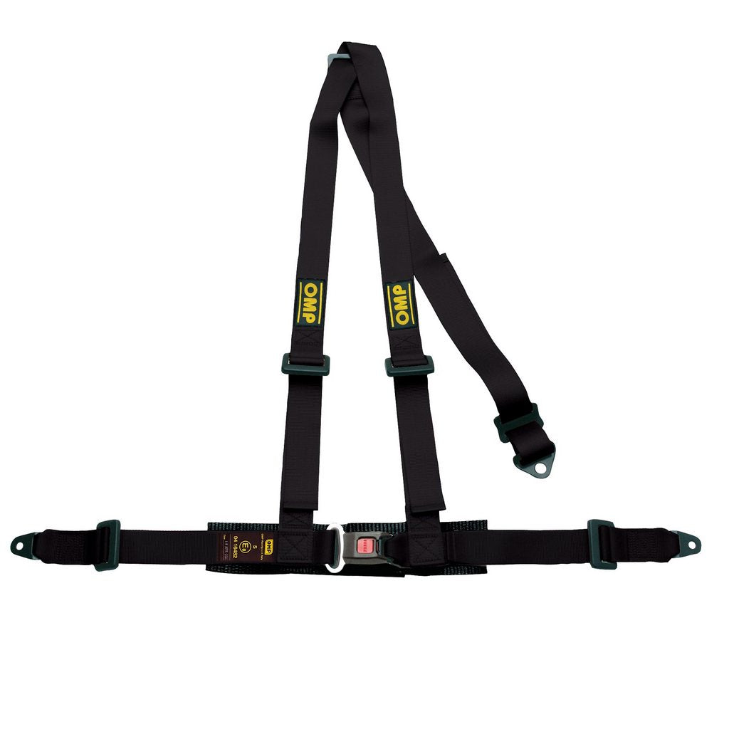 OMP DA0-0504-B01-071 Safety Harness for Road, 3-Point, 3 ECE 16-08, Black Photo-0