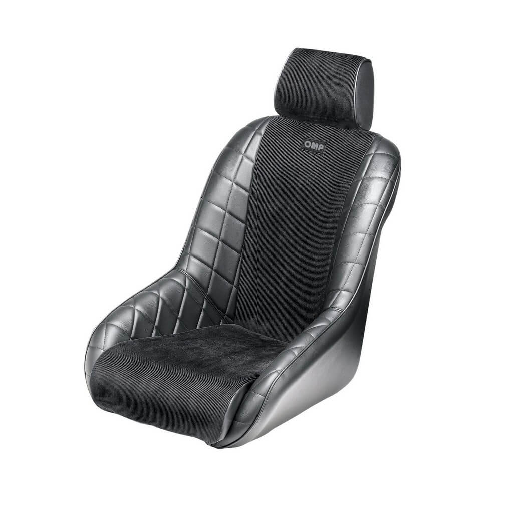 OMP HA0-0757-A01-071 Vintage Seat Brands Hatch, Black Photo-0