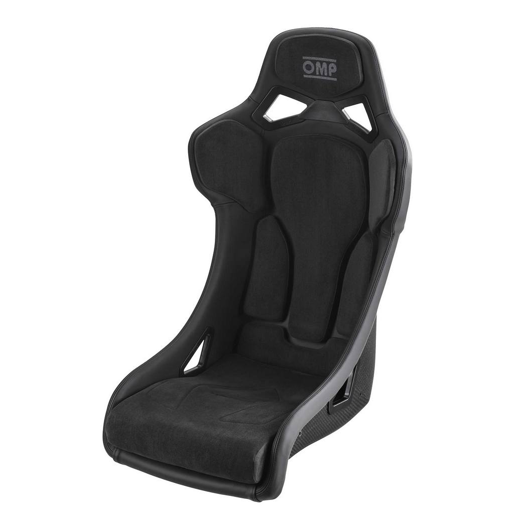 OMP HA0-0831-A02-071 Racing Seat RT Carbon FIA 8855-1999, Leather/Suede, Black Photo-0