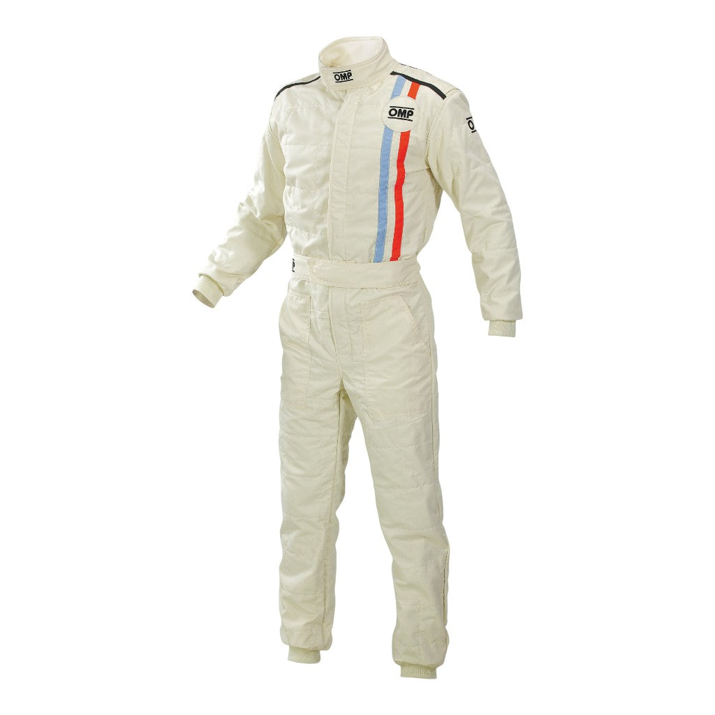 OMP IA0-1816-C01-028-48 Racing Suit Classic MY2021, FIA 8856-2018, Cream, Size 48 Photo-0