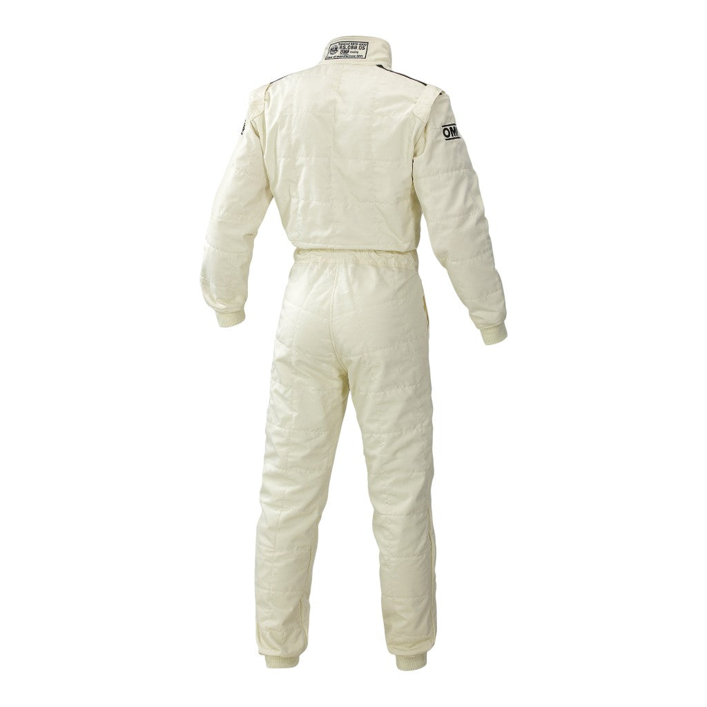 OMP IA0-1816-C01-028-58 Racing Suit Classic MY2021, FIA 8856-2018, Cream, Size 58 Photo-1