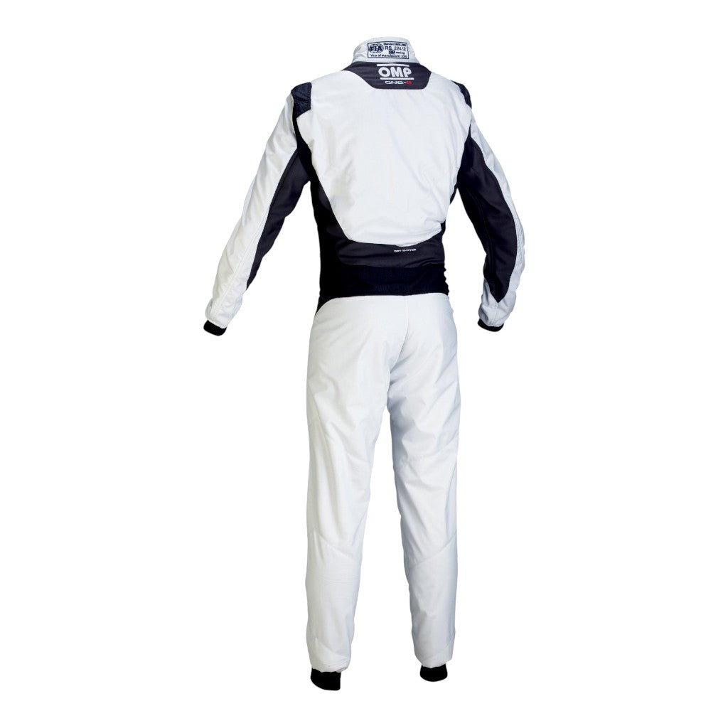 OMP IA0-1860-A01-083-60 Racing Suit One-S MY2020, FIA 8856-2018, Silver, Size 60 Photo-1