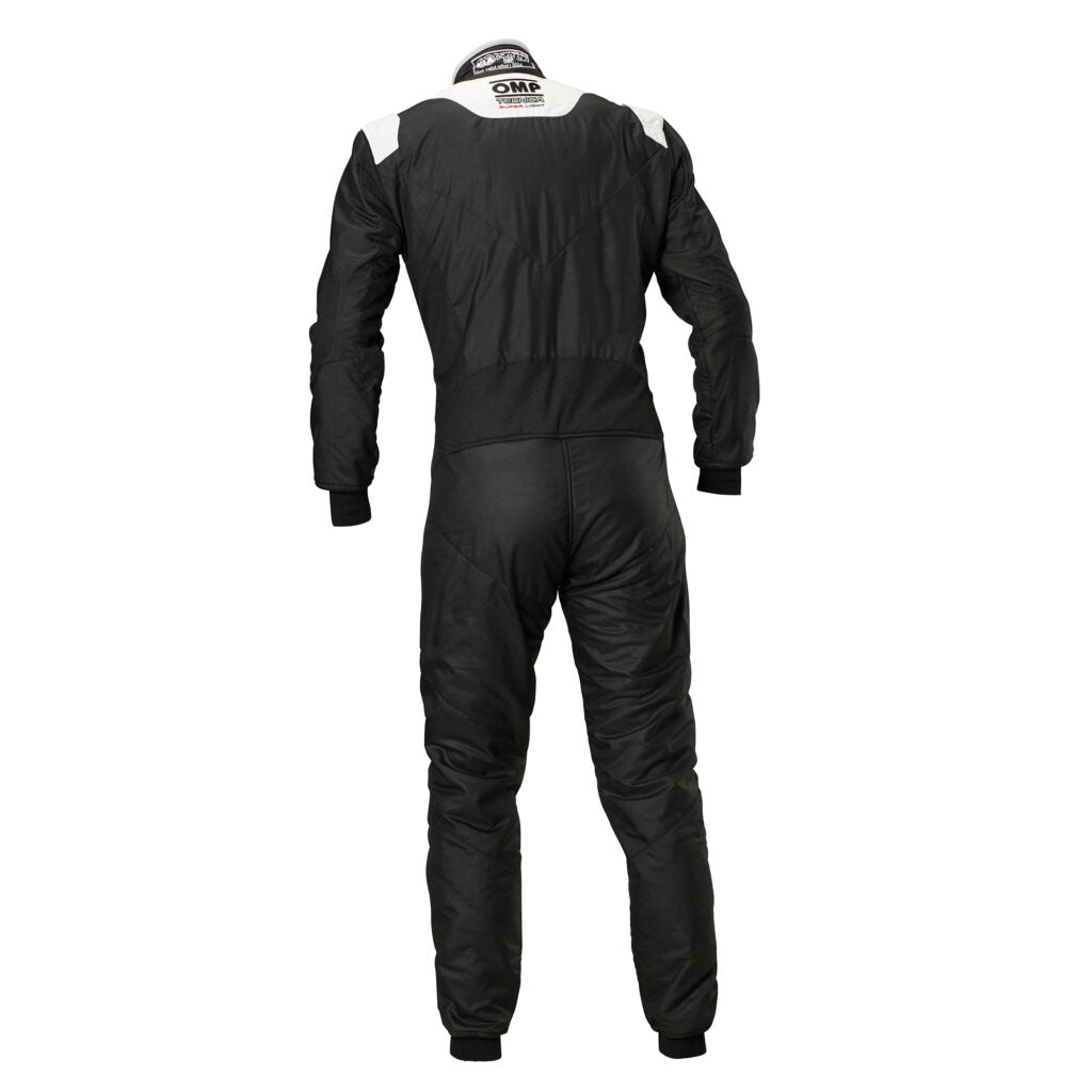 OMP IA0-1870-A01-171-56 Racing Suit Tecnica (Super Light), FIA 8856-2018, Black / Silver, Size 56 Photo-1