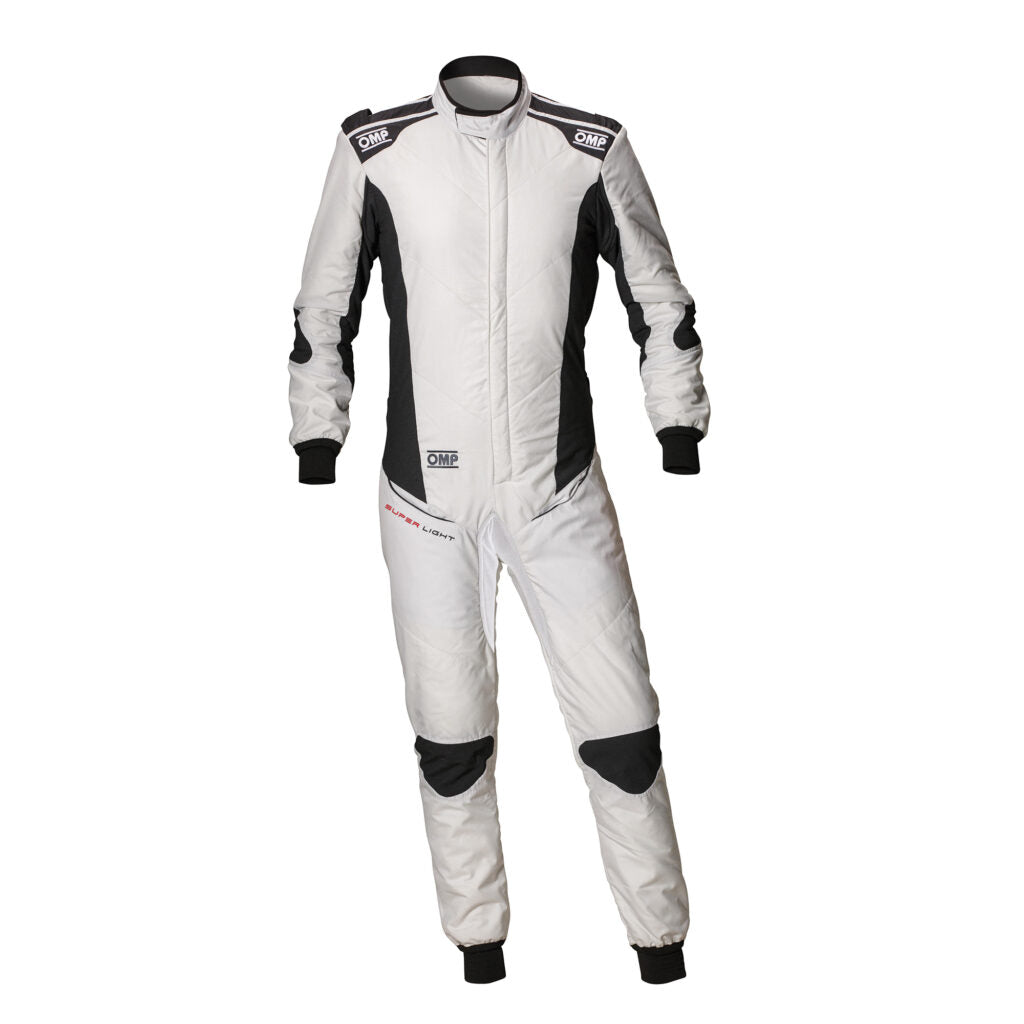 OMP IA0-1870-A01-373-46 Racing Suit Tecnica (Super Light), FIA 8856-2018, White / Anthracite, Size 46 Photo-0