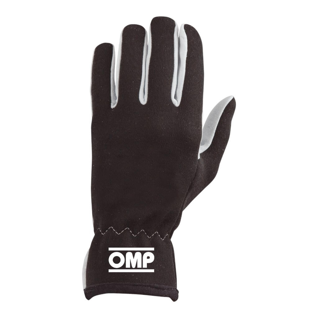 OMP IB0-0702-A01-071-S Racing Gloves Rally, Black, Size S Photo-0