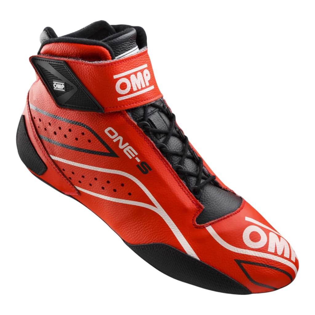 OMP IC0-0822-A01-061-41 Racing Shoes One-S MY2020, FIA 8856-2018, Red, Size 41 Photo-0