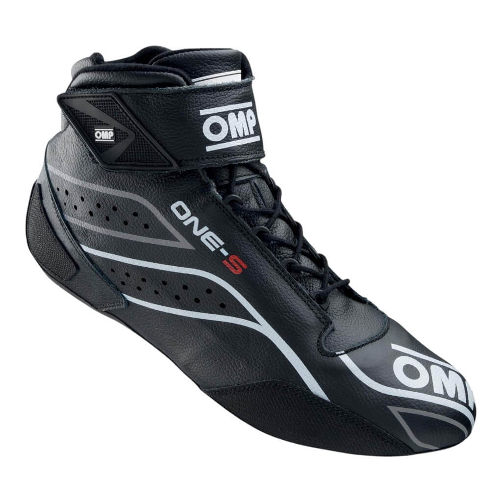 OMP IC0-0822-A01-071-41 Racing Shoes One-S MY2020, FIA 8856-2018, Black, Size 41 Photo-0