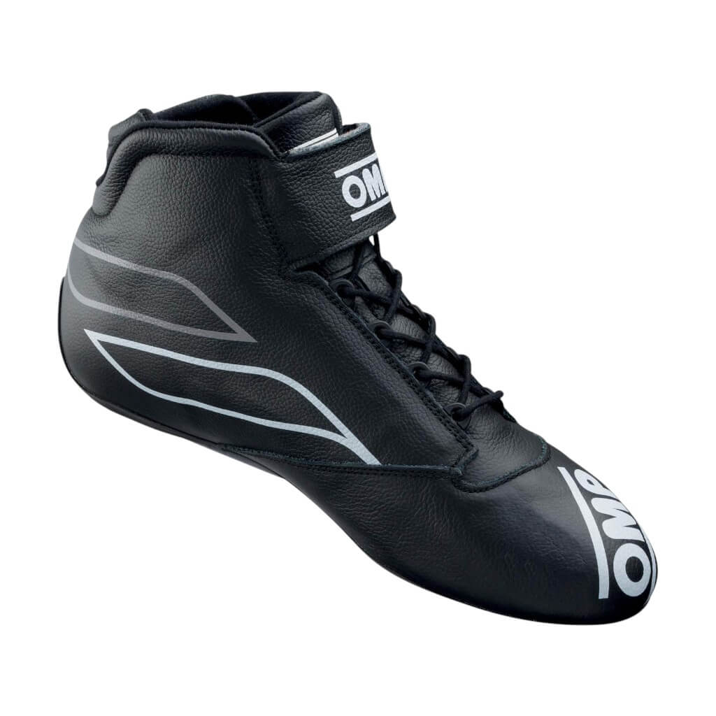 OMP IC0-0822-A03-071-37 Racing Shoes One-S, FIA 8856-2018/SFI, Black, Size 37 Photo-0
