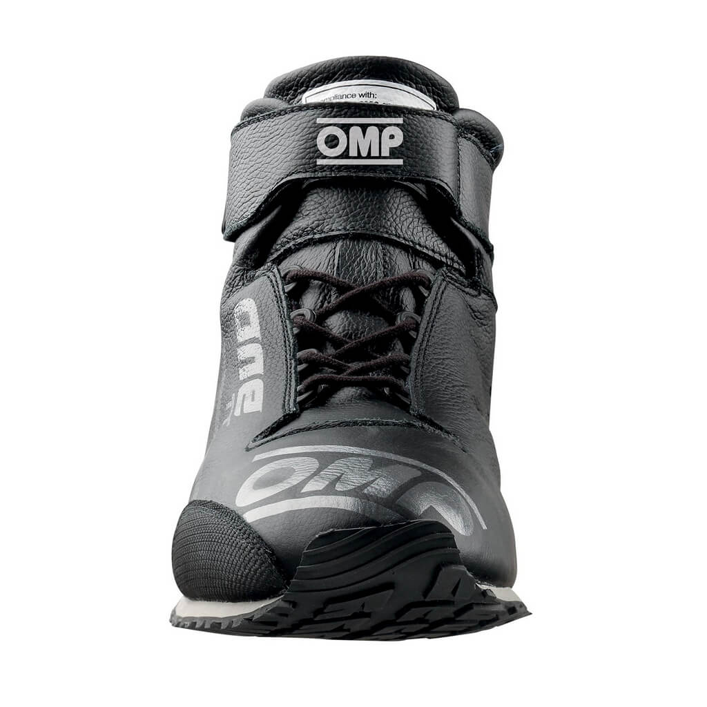 OMP IC0-0828-A01-071-45 Racing Shoes for Co-Driver One TT, FIA 8856-2018, Black, Size 45 Photo-1