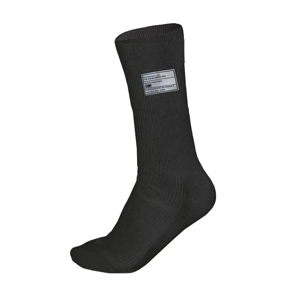 OMP IE0-0762-A01-071-M Racing Socks, FIA 8856-2018, Black, Size M Photo-0
