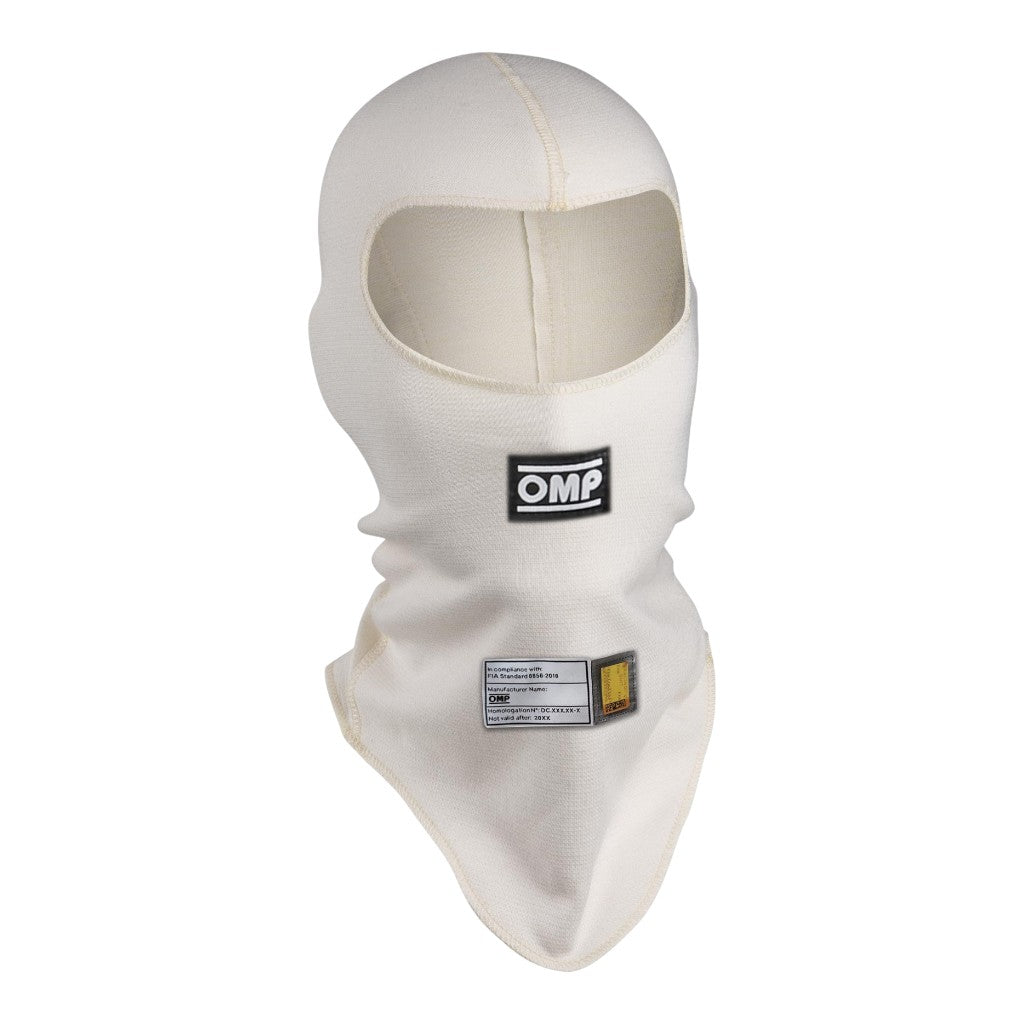 OMP IE0-0770-A01-020-S Balaclava First MY2022, FIA 8856-2018, White, Size S Photo-0