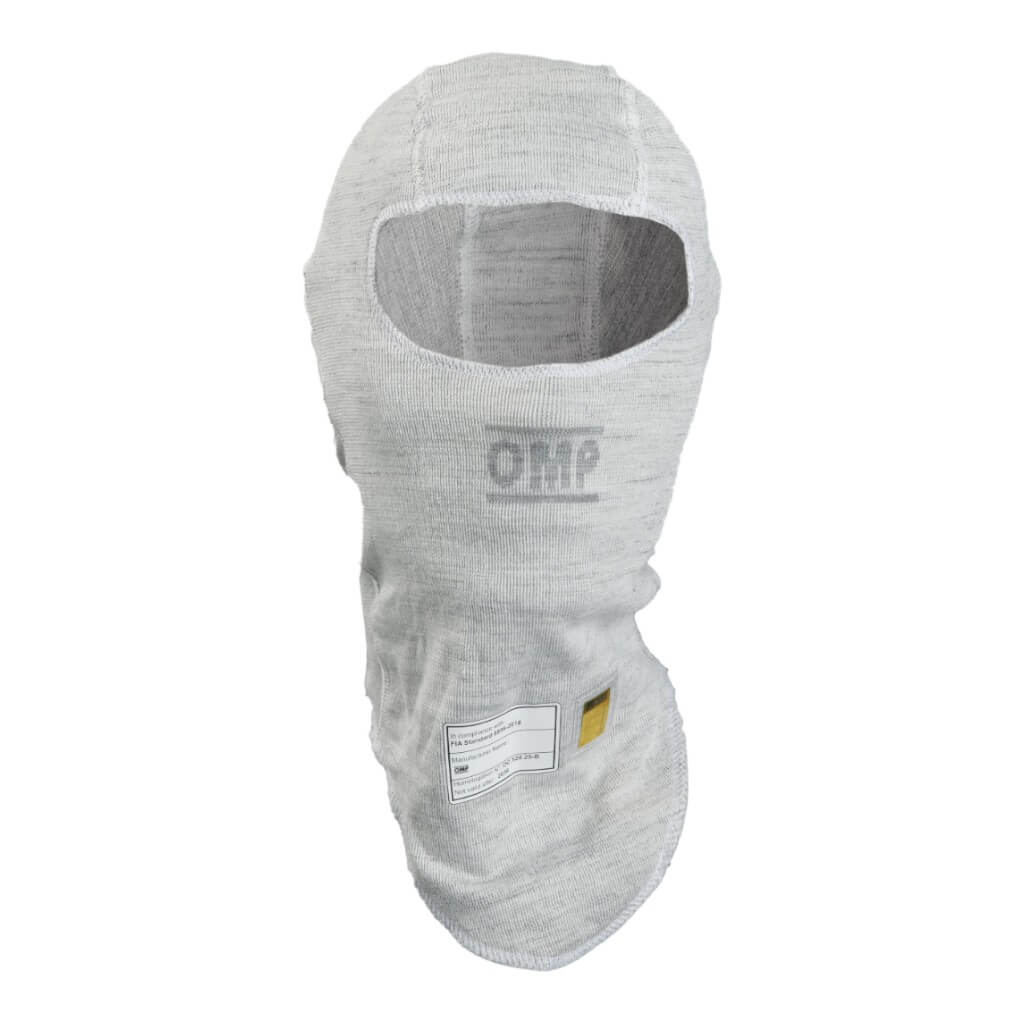 OMP IE0-0805-A01-025-SM Balaclava Tecnica Evo MY2026, FIA 8856-2018, Silver, Size S/M Photo-0