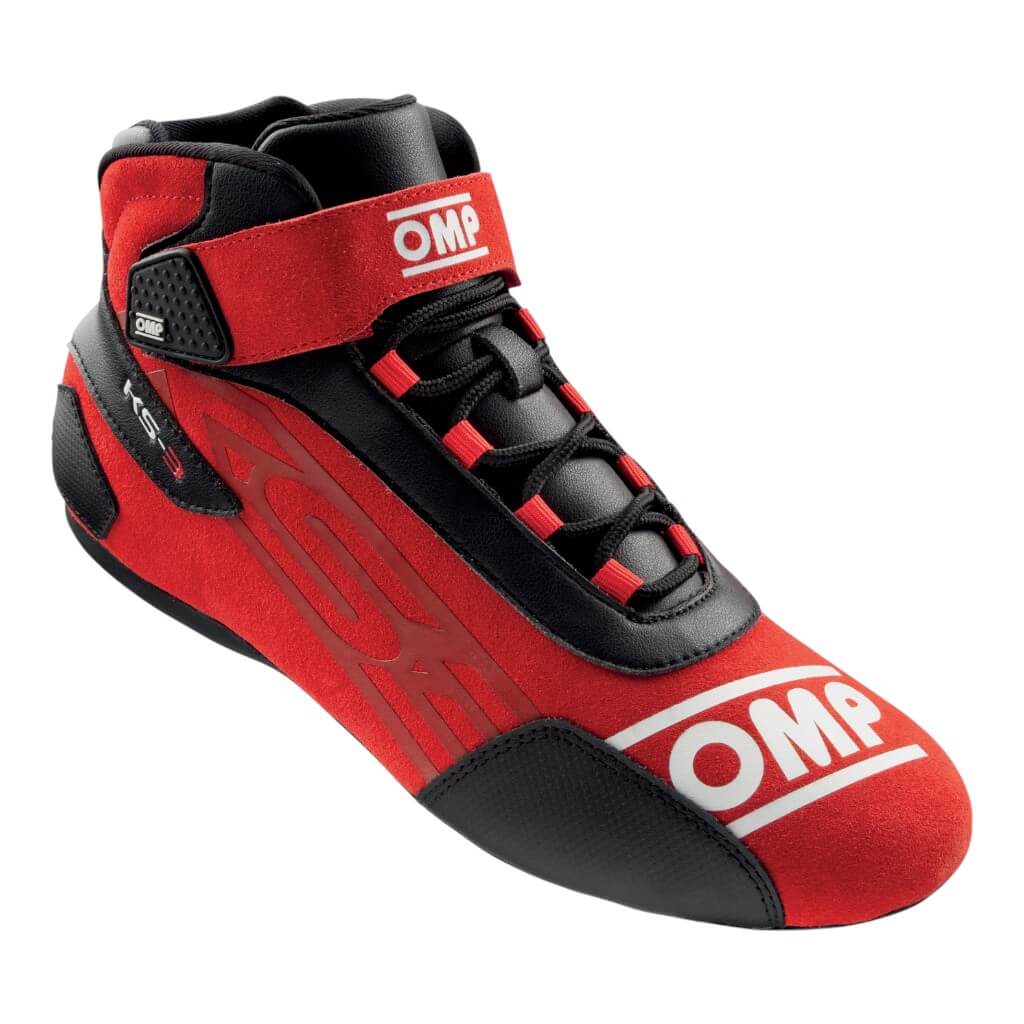OMP KC0-0826-A01-060-42 Karting Shoes KS-3 MY2021, Red, Size 42 Photo-0