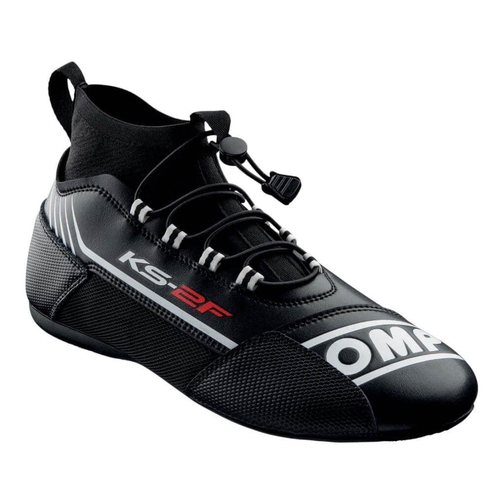 OMP KC0-0830-A01-071-37 Karting Shoes KS-2F, Black, Size 37 Photo-0