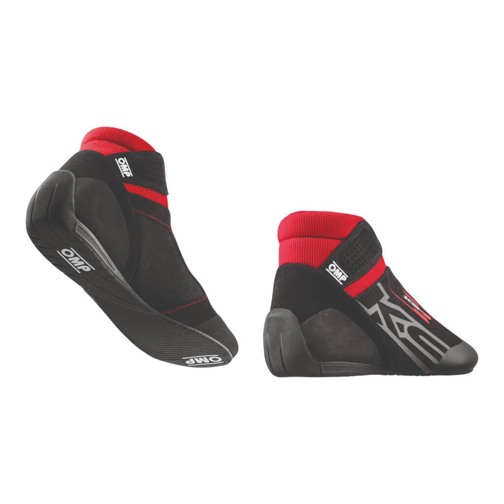 OMP KC0-0840-A01-073-46 Kart Shoes KS-3 MY2026, Black/Red, Size 46 Photo-1