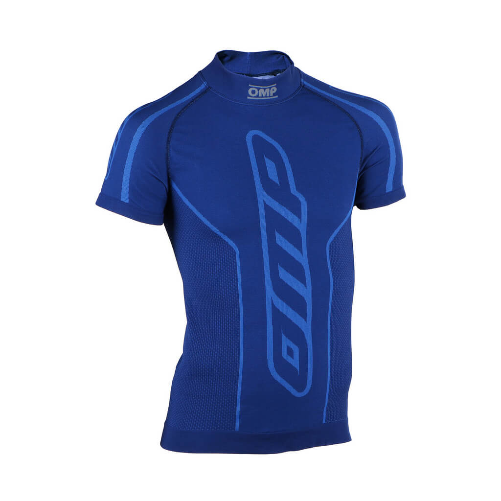 OMP KE0-3030-A01-041-XSS Karting Underwear (Shirt) KS Top SS, Royal Blue, Size XS / S Photo-0
