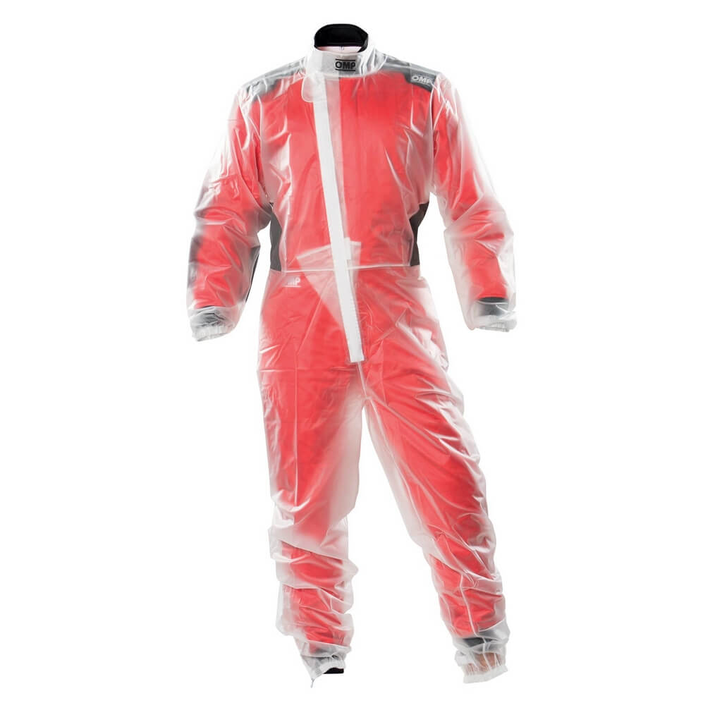 OMP KK0-3106-AK1-004-160 Karting Rain Suit MY2020 (for Kids), Transparent, Size 160 Photo-0