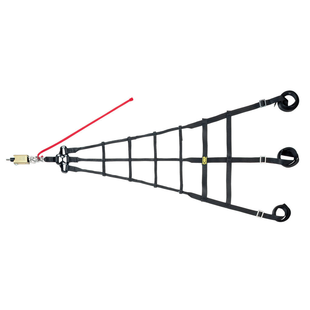 OMP NA0-1877 Racing Net, FIA 8863-2013 (Quick Relase) Photo-0