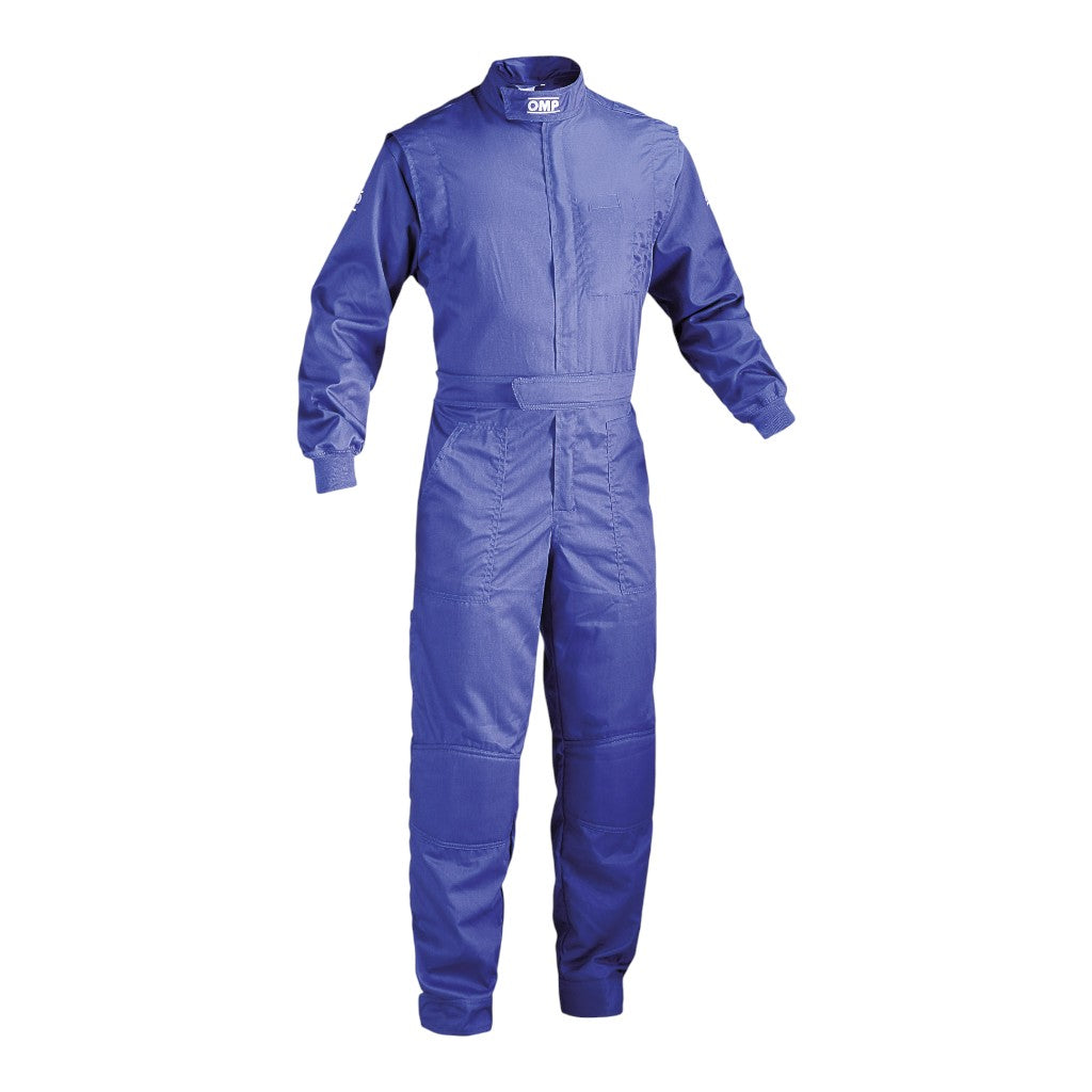 OMP NB0-1579-AK1-041-120 Mechanic Suit Summer (for Kids), Blue, Size 120 Photo-0