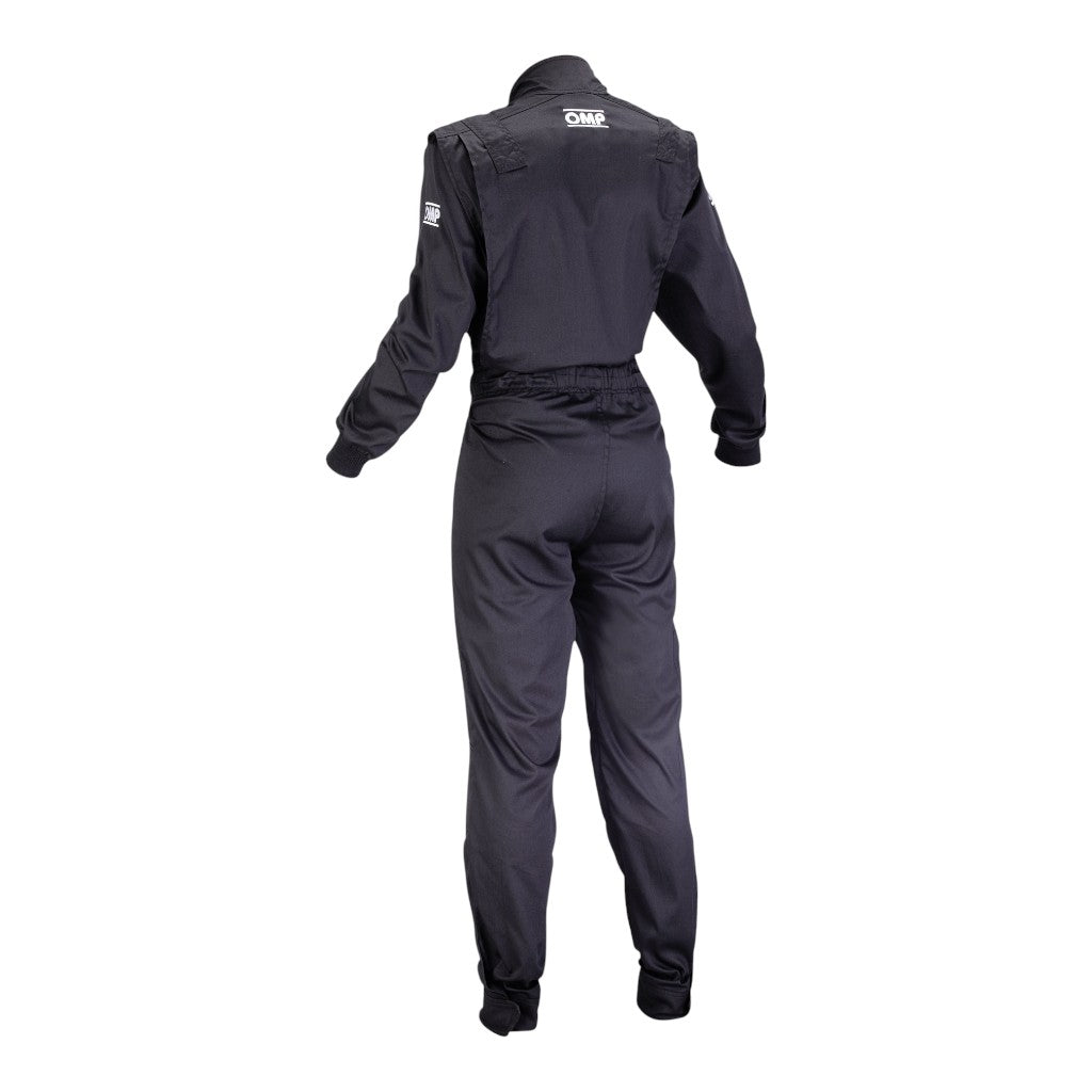 OMP NB0-1579-AK1-071-120 Mechanic Suit Summer (for Kids), Black, Size 120 Photo-1