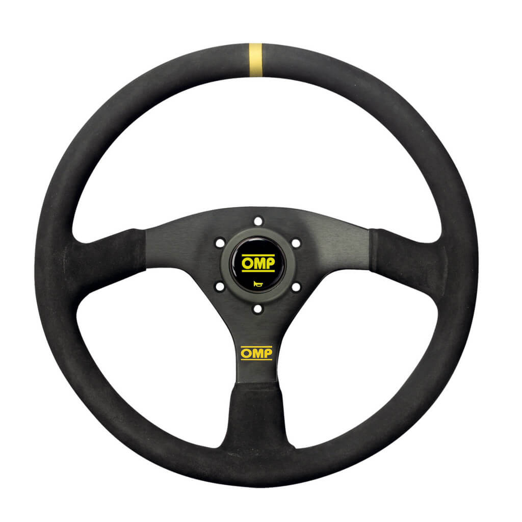 OMP OD0-1958-071 Steering Wheel Velocita 350mm, Black Suede Photo-0