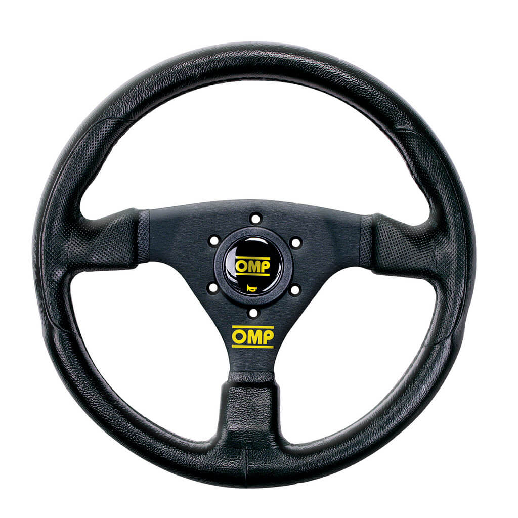 OMP OD0-1981-071 Steering Wheel Racing GP 330mm, Black Leather Photo-0