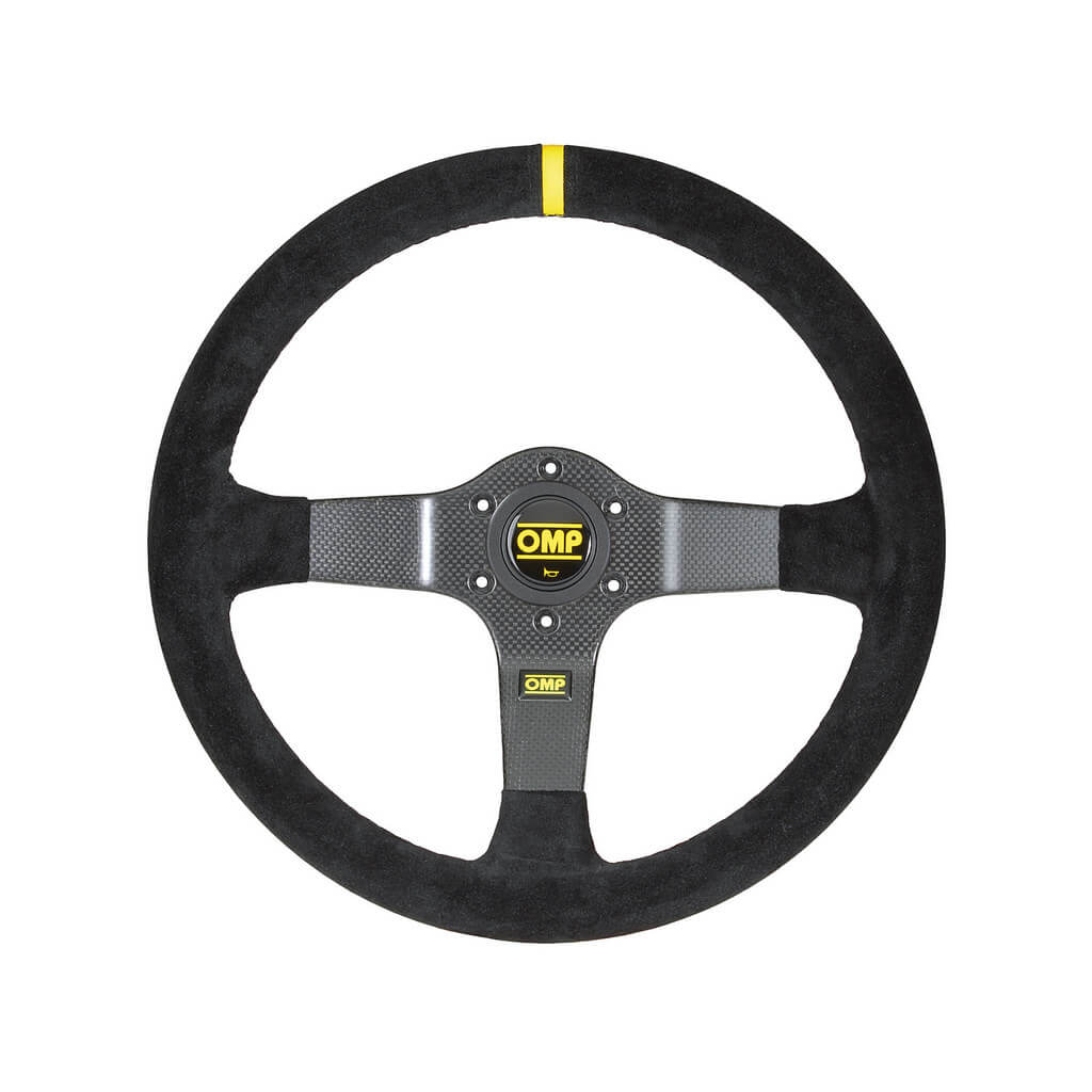 OMP OD0-2028-071 Steering Wheel Rally 350mm, Black Suede Photo-0