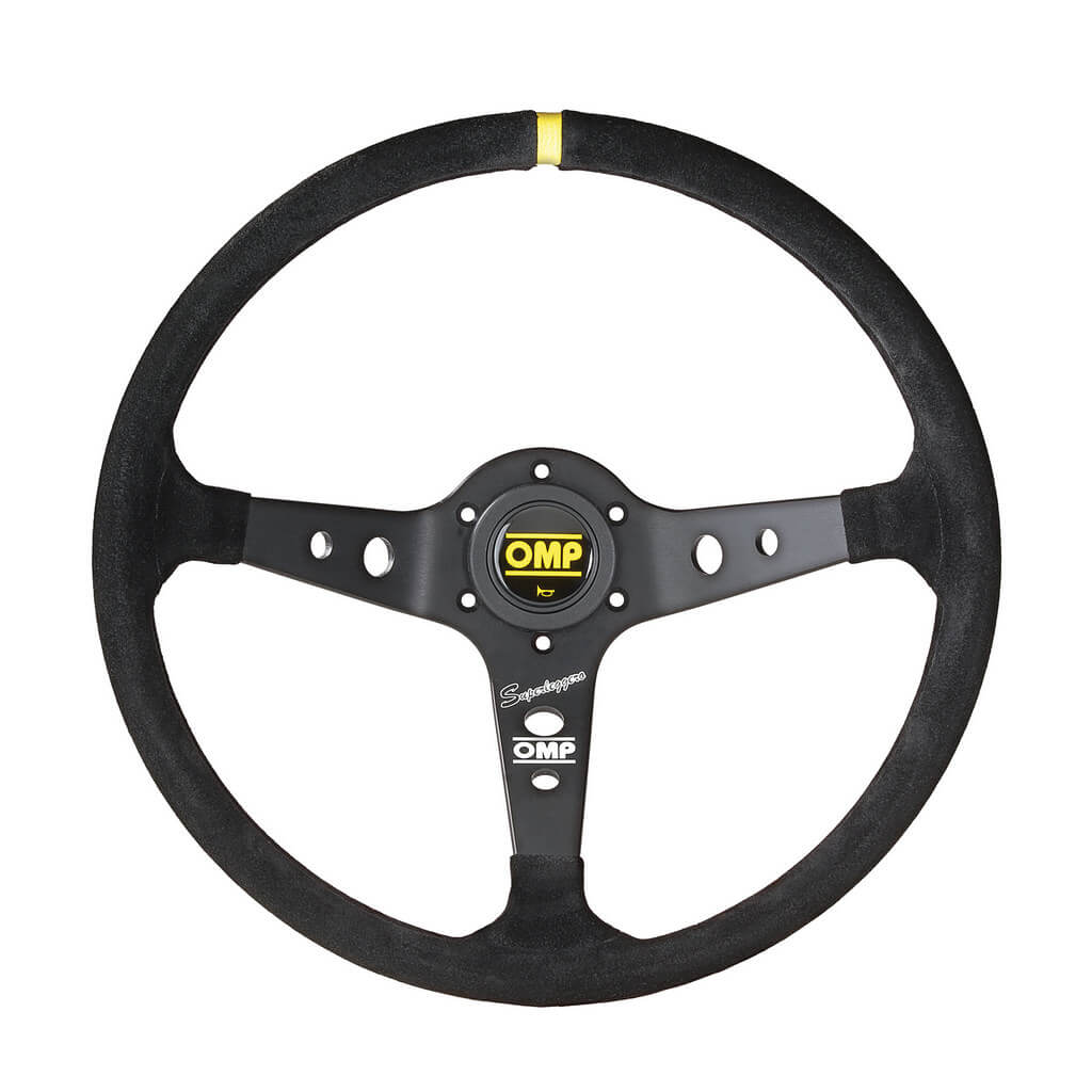 OMP OD0-2034-071 Steering Wheel Corsica Superleggero 350mm, Black Suede Photo-0