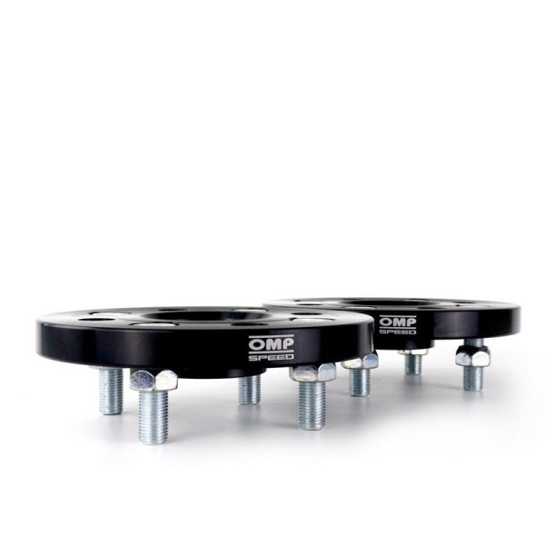 OMP OMPS09292001 Forged wheel Spacer 5x114.3/5x114.3 12x1.5 Black 2pcs Photo-2