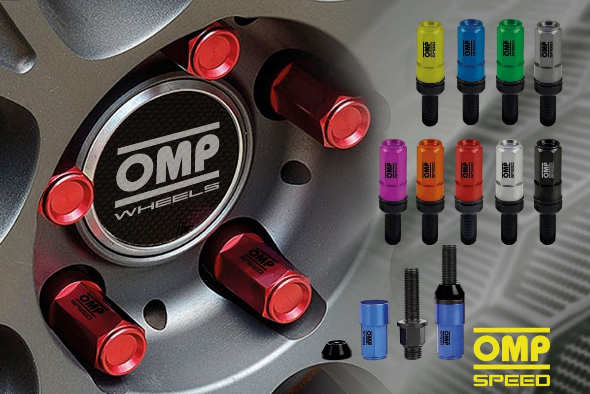 OMP OMPS09971410 Wheel Bolt with Alu.. Shell M14x1.25 Hex: 17-19 L:28mm Orange 20+1/BOX Photo-1