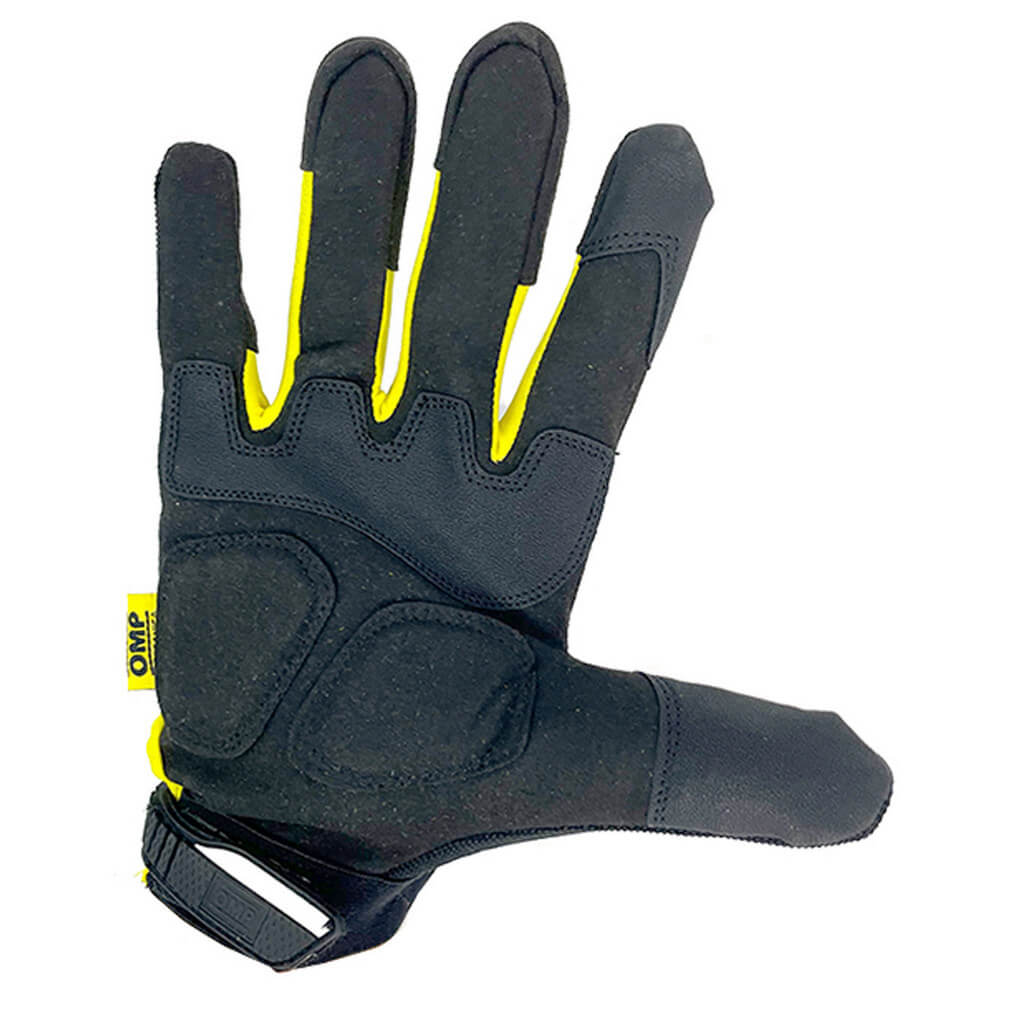 OMP OMPS19111019 Mechanic Gloves, Black/Yellow, Size XL Photo-1