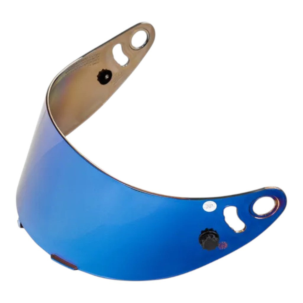 OMP SC0-0162 Iridium Blue Visor for GP8 Evo / GP8 K / KJ8 Series Helmets Photo-0