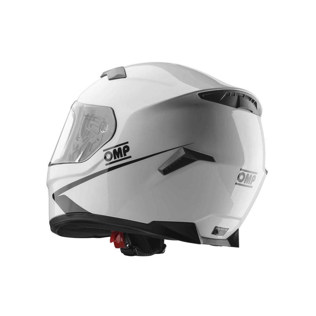 OMP SC0-0616-A01-020-XL Full-Face Karting Helmet Circuit Evo2, White, Size XL Photo-1