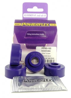 POWERFLEX PFF63-103 x2 Front Tie Bar To Chassis Bushing Photo-0