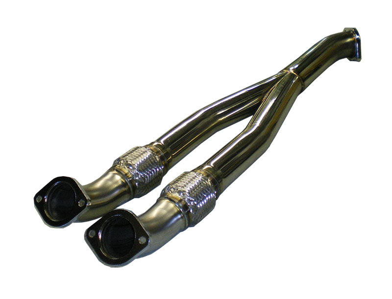 HKS 33004-KN002 Y-pipe without resonator for NISSAN R35 GT-R Photo-1