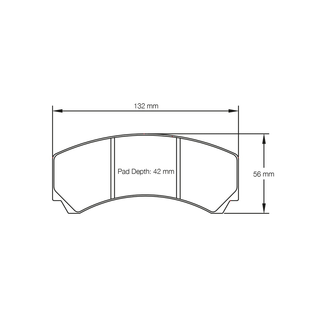 PAGID 2126-RSL1 Brake Pads RSL1 for Caliper AP Racinng CP3215 Photo-1