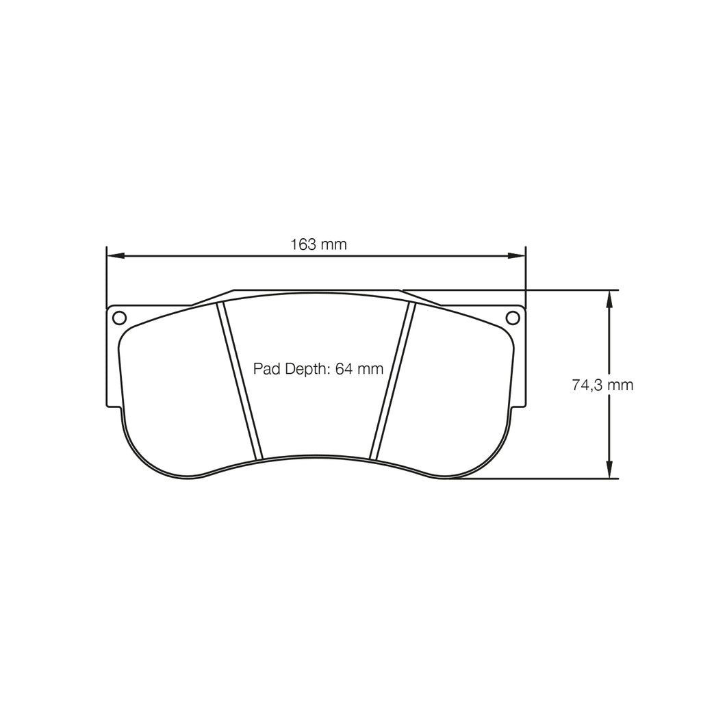 PAGID 2565-RSL29 Brake Pads RSL29 for Caliper AP Racing CP9665 Photo-1