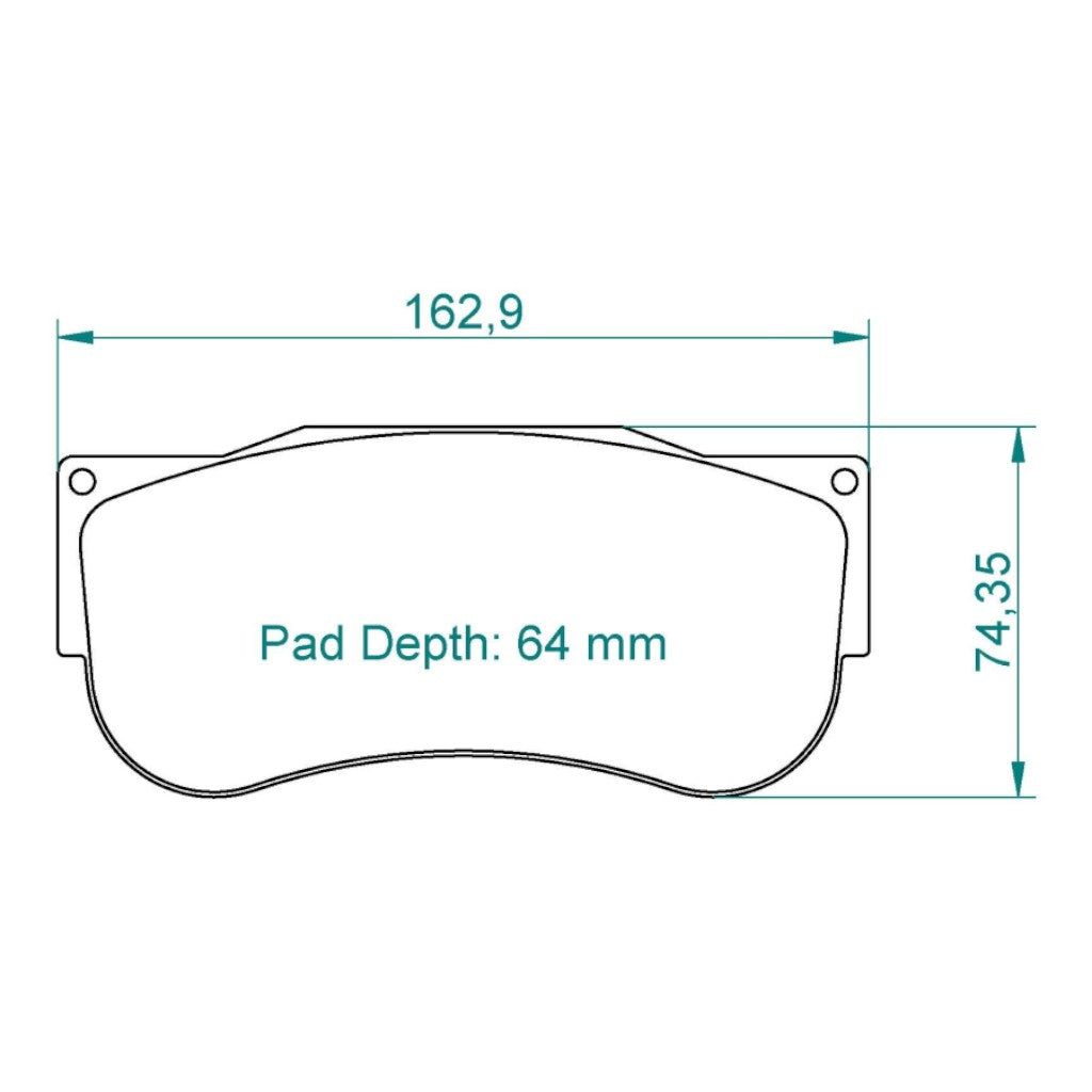 PAGID 2567-RSX Front Brake Pads for MERCEDES-BENZ AMG GT2 Photo-1