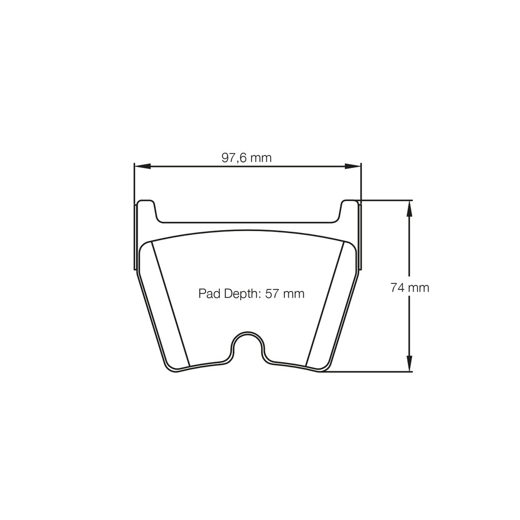 PAGID 2931-RSL29 Front Brake Pads for AUDI RS3 (8VA) / RS5 (8TR) / R8 5.2 RWS / LAMBORGHINI Huracan Photo-1