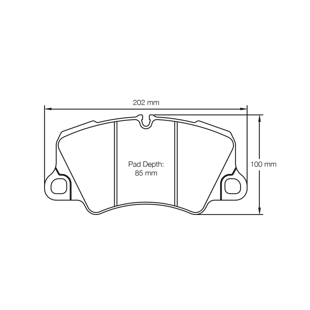 PAGID 4580-RSC1 Front Brake Pads for FERRARI F8 Tributo / 488 Pista / 458 Speciale Photo-1