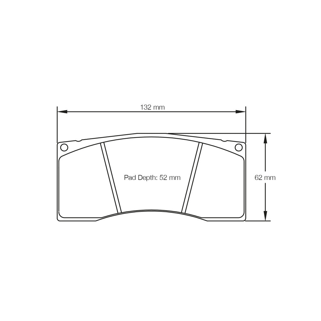 PAGID 4912-RST2E Brake Pads for for Caliper Alcon CAR68 (4423) Photo-1