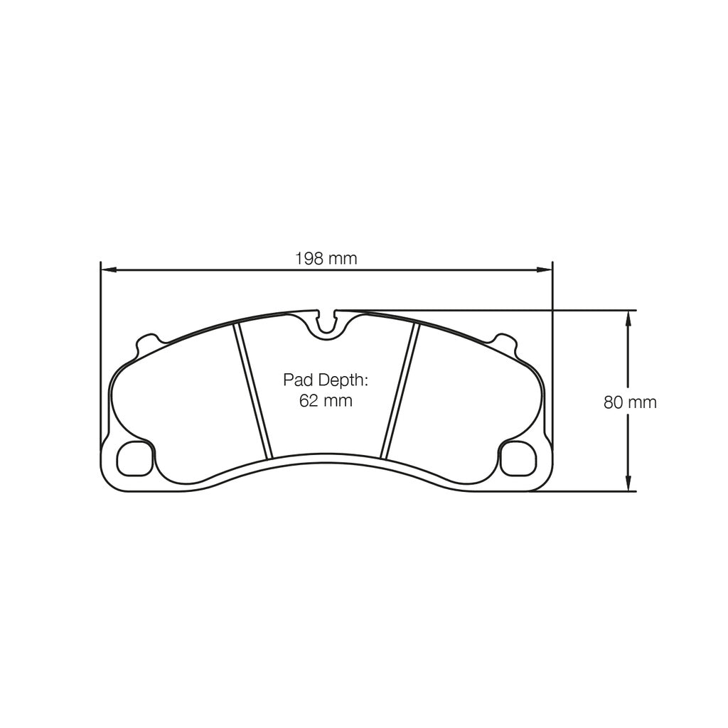 PAGID 4924-RSL1 Front Brake Pads for PORSCHE 911 GT3 / GT3RS (991) / GT3 / Turbo (992) Iron Brakes Photo-1